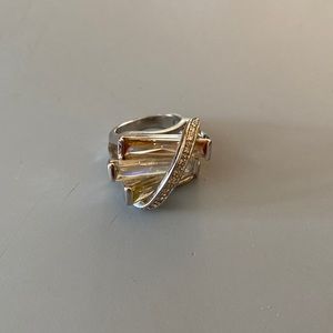 Costume silver ring